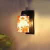 Devansh Solid Wood Electric Wall Light in Brown Colour with Multi Shade Count of 1 Light