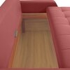 Calliro  Pull Out Sofa cum Bed  in Peach Colour