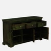 Sheesham Wood Sideboard In Scratch Resistant Spring Green Finish