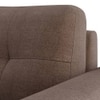 Verona Essential 2 Seater Fabric Sofa in Daschund Brown Colour
