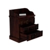 Woodway Solid Wood Bedside Table in Walnut Finish