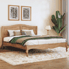 Taahira King Size Non Storage Bed In Natural Finish