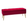 Kajana 2 Ottoman with Storage Color in Maroon