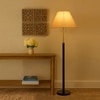 Devansh Wood & Metal Floor Lamp