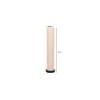 Channing White Cotton Shade Floor Lamp