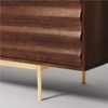 Katana Large Solid Wood Sideboard in Brown Colour