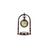 Hanging Black Antique Clock With Compass on Base