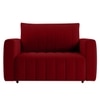 Beliss  Pull Out Sofa cum Bed  in Maroon Colour