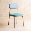 New Yoho Stainless Steel Dining Chair in Blue Colour