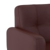 Waverly 2 Seater Leather Sofa in Deep Burgundy Colour