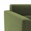 Lewis 3 Seater Fabric Sofa In Moss Green Colour