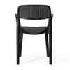 Kepler Brooks Vola Cafeteria Dining Chair in Black Colour