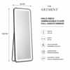 The Artment Black Halo Square Unbreakable Floor Mirror For Home (150 X 40 CM)