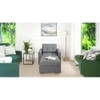 Gilbertson 1 Seater Fold Out Sofa cum Bed  in Grey Colour