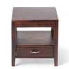 Kassel Bedside Table - Walnut Finish