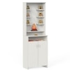 Bluewud Shubh Engineered Wood Prayerut In White Finish