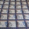 White Floral 270 TC Glaze Cotton Fitted Queen Size Bedsheet With 2 Pilllow Covers