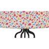 Alayna Multi cotton Shade Iron Table Lamp