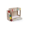 Pinwheels Bunk Bed with Storage in Oak Colour BKBB047