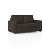 Apollo High Back 2 Seater  Fabric Sofa In Stone Grey Velvet Colour