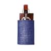Devansh Solid Wood Electric Wall Light in Brown Colour with Blue Shade Count of 1 Light