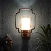 Eliante Antique Gold Wood Wall Light Decorative Light In Antique Gold Colour