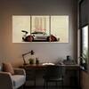 The Castle Decor Porsche 911 GT3 RS Wall Art Set of 3 16x24 Inch