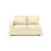 Apollo Compact Sofa (Colour : Cream, Cushion : Hard, Seating Capacity : Right Aligned 2 Seater + Right Aligned Chaise + Ottoman)