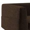 Rubik Premium 2 Seater Fabric Sofa in Dark Earth Colour