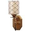 Eliante Modern Wall Lights Mild Steel & Glass Material Antique & Champaign Finish