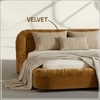 Casa Haven Relax King Size Bed in velvet With Engineered Hardwood Frame & Hydraulic Storage