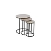 Lochellen Metal Side Table in Black Finish