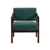 Citrus Boucle Fabric Arm Chair in Green