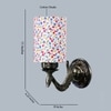 Devansh Metal Electric Wall Light in Antique Gold Colour with Multi Shade Count of 1 Light