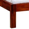 Elmsford King Size Bed Without Storage in Honey Oak Finish