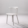 Kepler Brooks Aura Cafeteria Dining Chair in Grey Colour