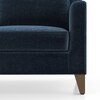 Abbey Sectional Sofa (Colour : Cobalt, Cushion : Soft, Seater : Left Aligned 2 Seater + Left Aligned Chaise)