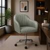 Doe Buck Colm Modern Sage Leatherette Office Chair
