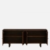 Veltrix Solid Wood  Side Board In Tobacco Colour