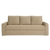 Clevam 3 Seater Pull Out Sofa cum Bed  in Beige Colour