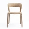 Opale Fabric Dining Chair in Light Brown Colour