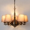 Devansh Wood Wall Mounted Lamp With Off-White Cotton Shade