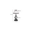 Dream Multicolor cotton Table lamp with Iron Base