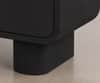 Roswell Solid Wood Chest Of 6 Drawers In Black Finish