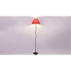 Rebel Orange Cotton shade with Iron floor lamp