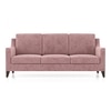 Abbey 3 Seater Fabric Sofa In Desert Rose Colour