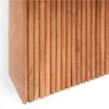 Hiro Solid Wood Dining Table Set in Grey Colour