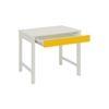 Mystica Kids Solid Wood Study Desk with Drawer in Ivory Mango Yellow Colour