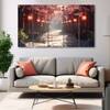 The Castle Decor Japanese Art Wall Painting Wooden Framed 27x48 Inch (Style 3)