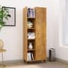 Hexa Engineered Wood Bookshelf Multipurpose Storage Rack in Giant Wood